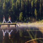Yoga the unusual way in St. Moritz