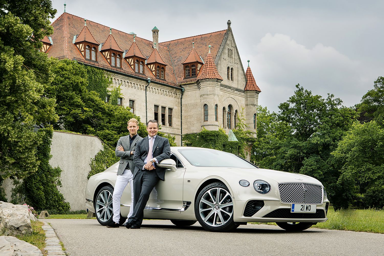 Count Charles von Faber-Castell and Chris Cooke