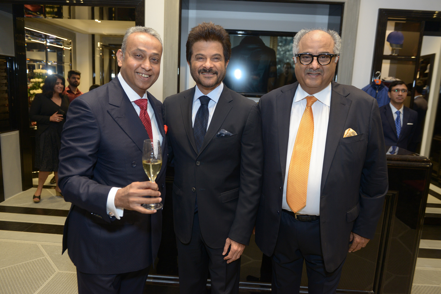 Jackie Manglani, Anil Kapoor and Boney Kapoor