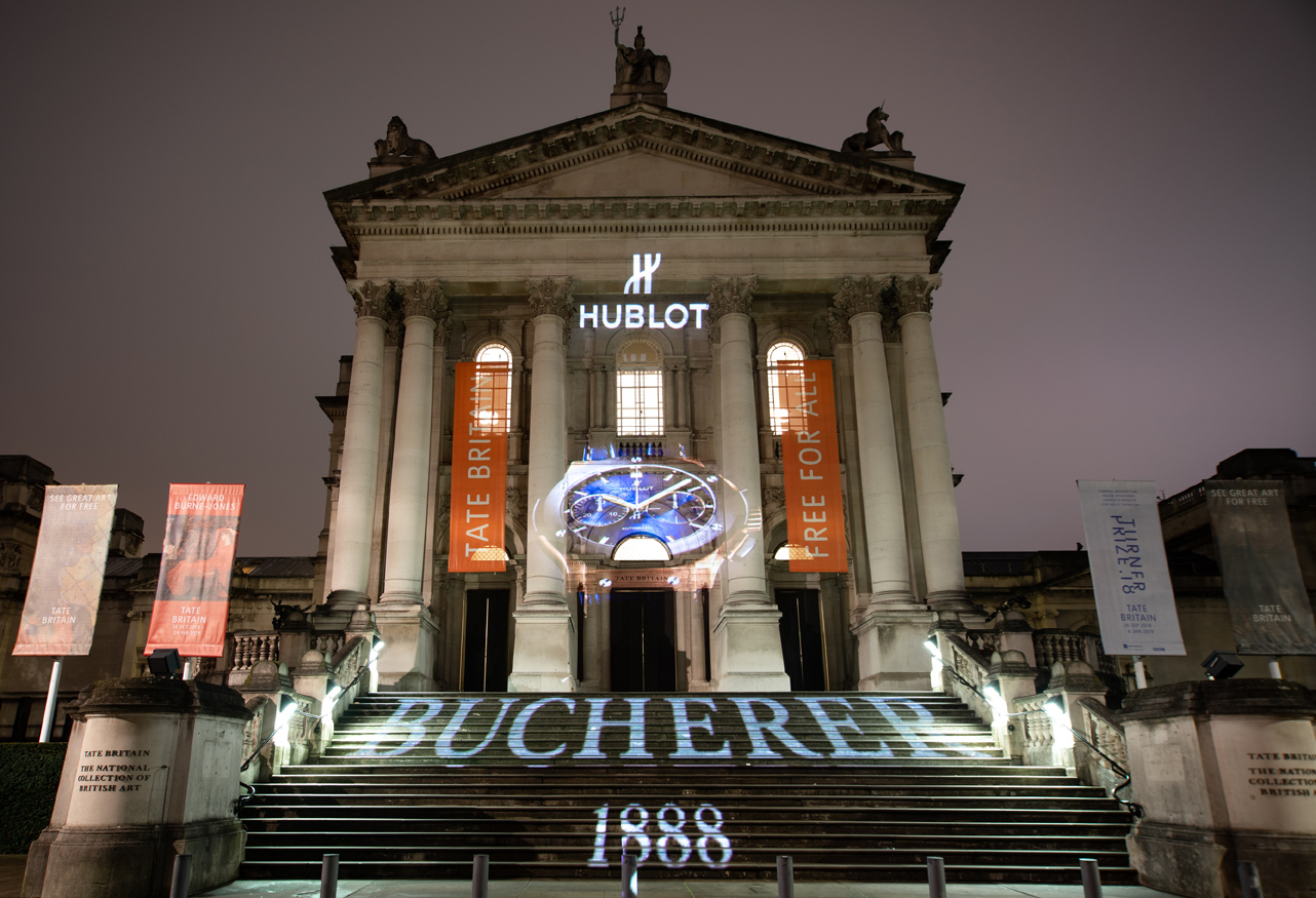 HUBLOT TATE BRITAIN - Classic Fusion Bronze Bucherer Blue Limited edition