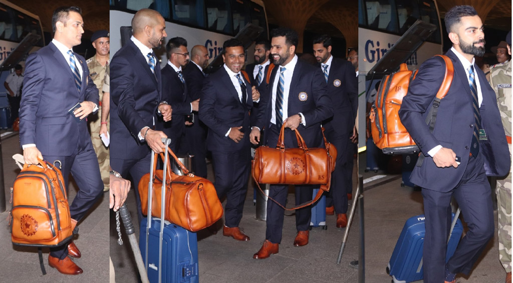 Men in Blue arrived for ICC Cricket World Cup 2019 in style