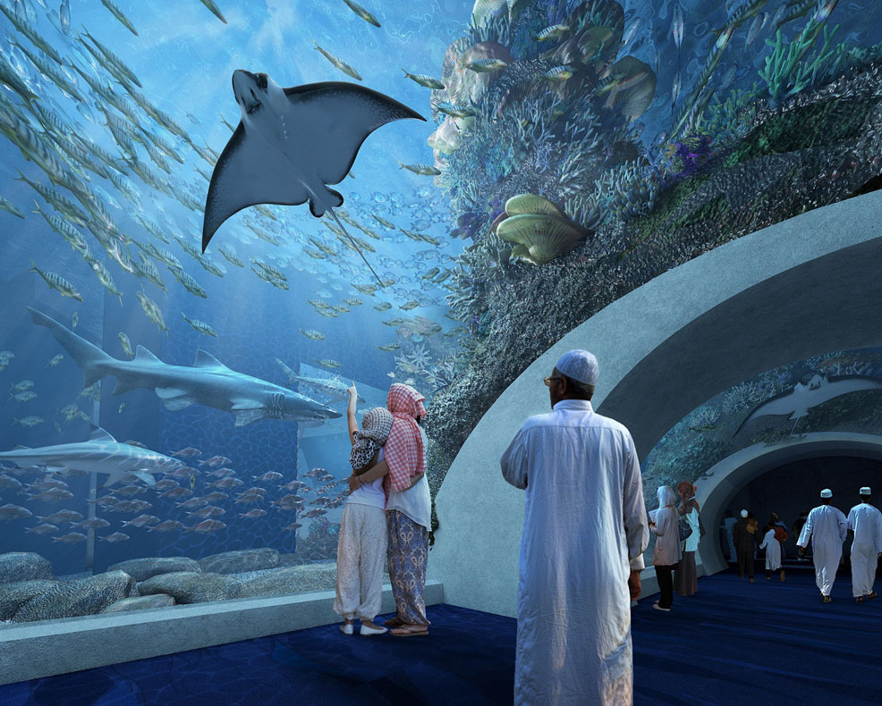 Oman Aquarium Tunnel Lead