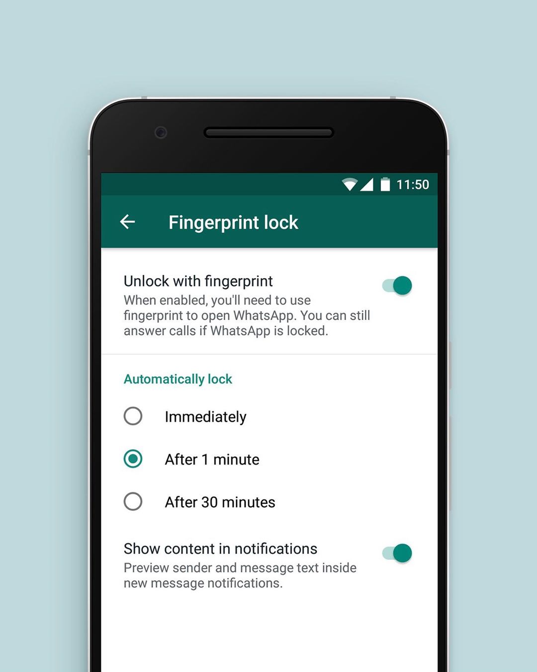 WhatsApp Launches Fingerprint Unlock for Android